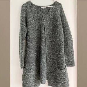 Sioni Long Cardigan Sweater with Pockets Size Large